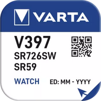 Batteria tipo bottone Varta V397