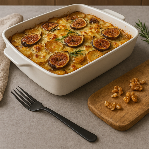 🥘 Sformato di Patate, Fichi e Formaggio di Capra