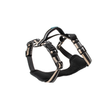 🐕 Pettorina Secur Fit Triplo Aggancio Nylon Deluxe Reflect – Nero