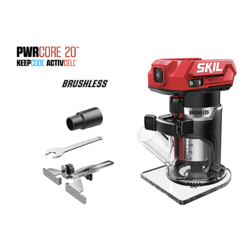 ✨ Fresatrice per Bordi SKIL 3170CA – Brushless PWRCORE 20 (Solo Corpo Macchina – Batteria non inclusa)