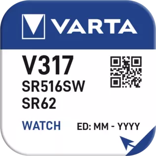 Batteria tipo bottone Varta V317