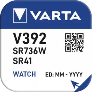 Batteria tipo bottone Varta V392