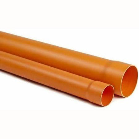 Tubi in PVC arancio per scarichi