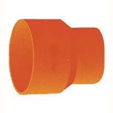 Raccordi riduzione per tubi in PVC arancio per scarichi