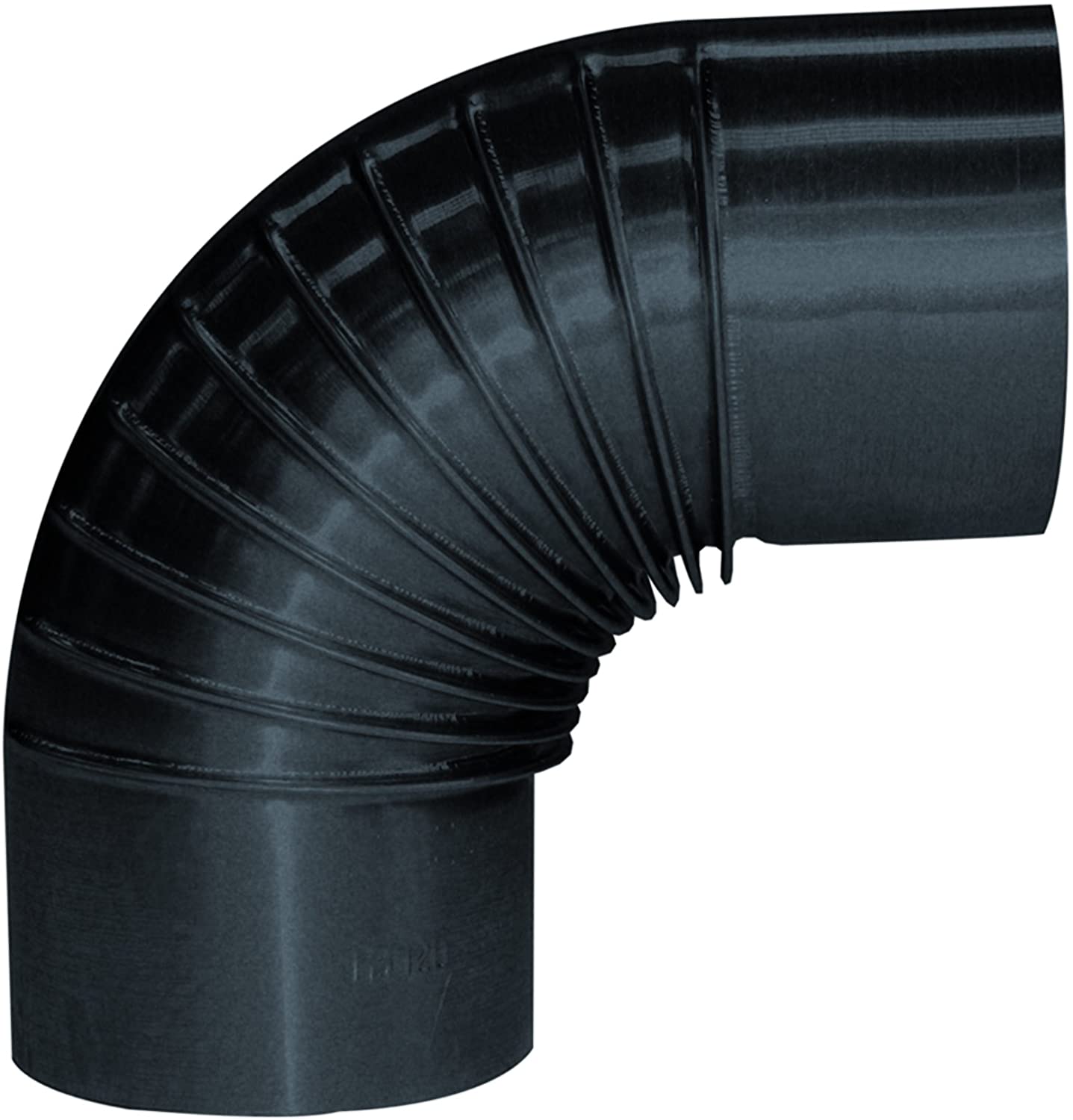 Tubo Per Stufa A Legna Con Offset 120 Mm - Diametro DN 130 Mm, Nero Resistente Al Calore - Foto 2